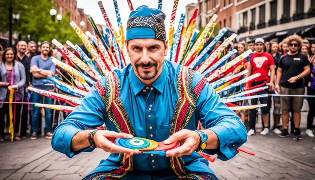 Mélange des Cultures dans la Magie de Rue