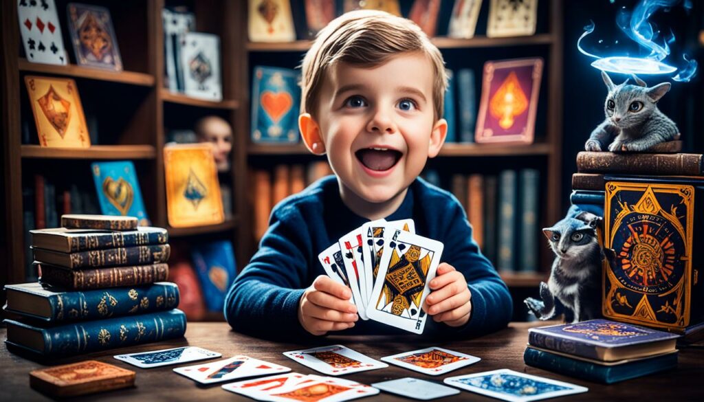 magie avec des cartes